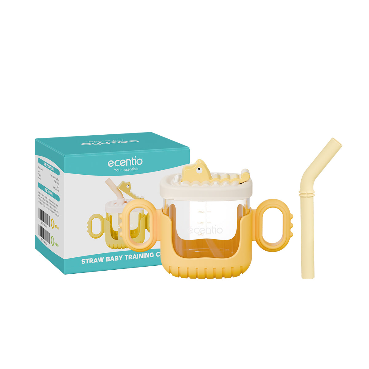ecentiokids Training Cup Baby Sippy Cup bayi Botol Minum Sedotan anak - ecentio