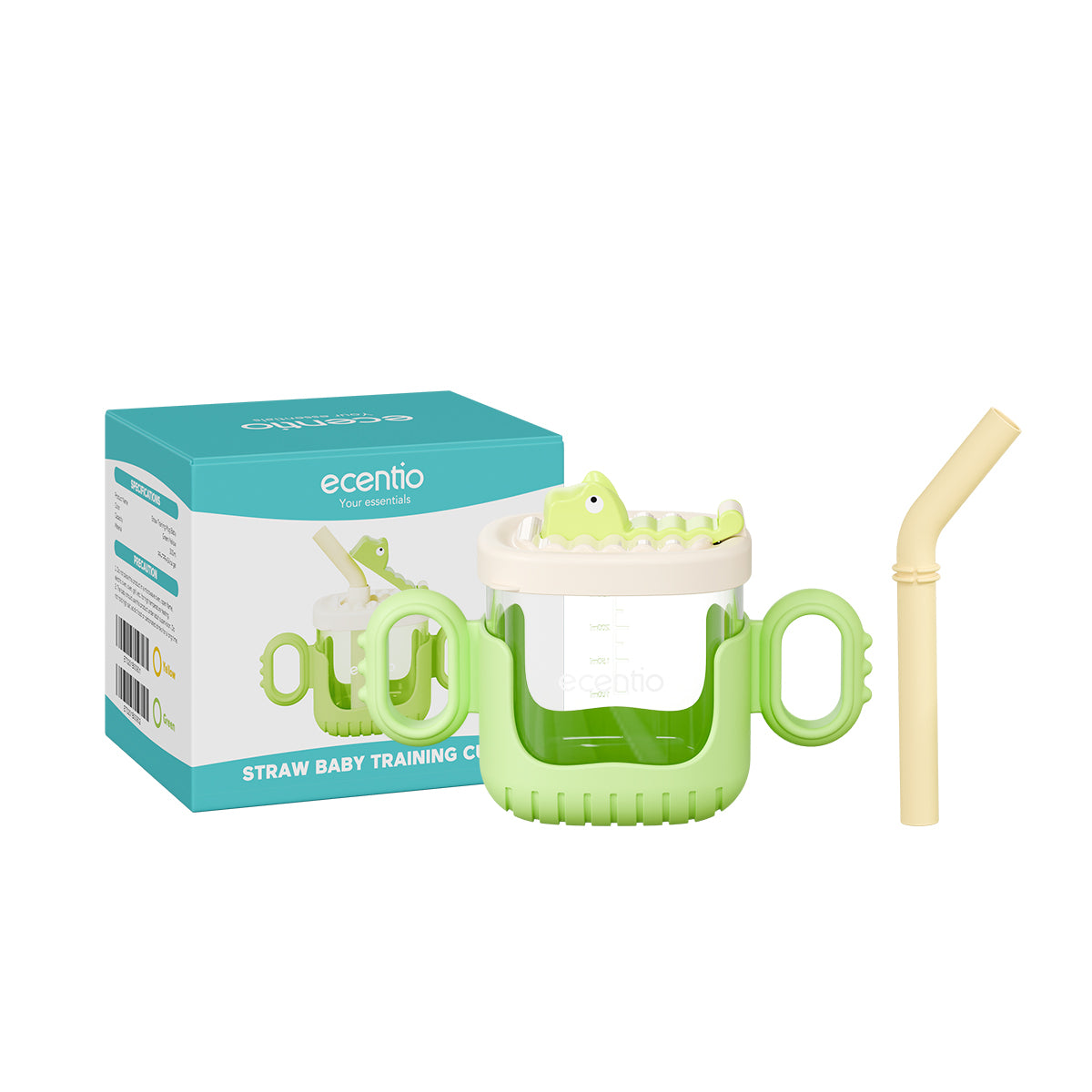 ecentiokids Training Cup Baby Sippy Cup bayi Botol Minum Sedotan anak - ecentio