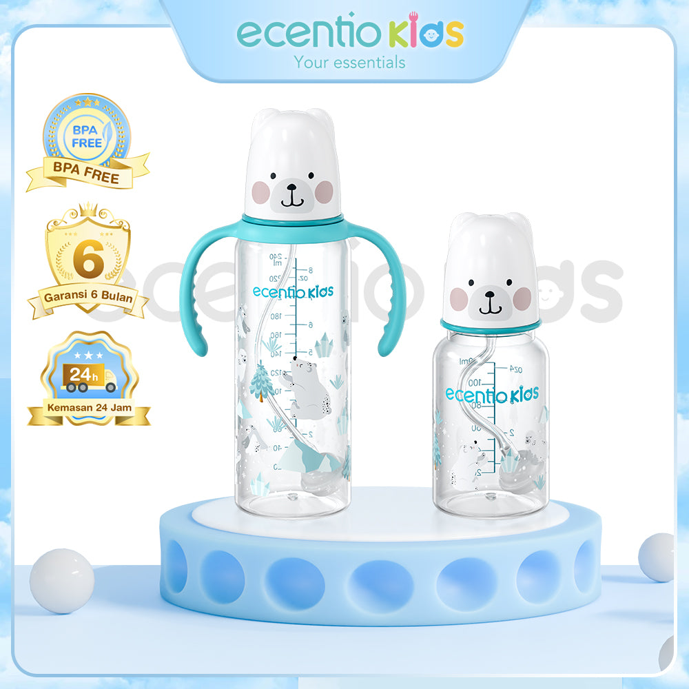 ecentiokids Dot Bayi Botol Susu 120Ml/240Ml Botol Minum Bayi BPA Free