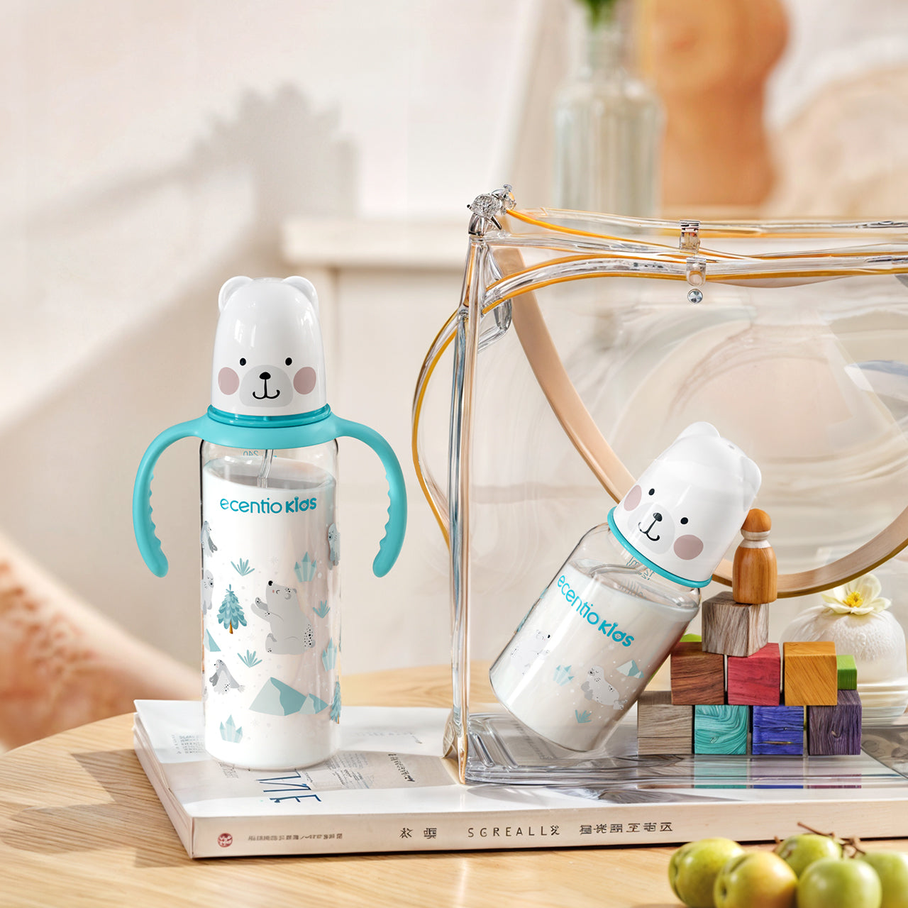 ecentiokids Dot Bayi Botol Susu 120Ml/240Ml Botol Minum Bayi BPA Free