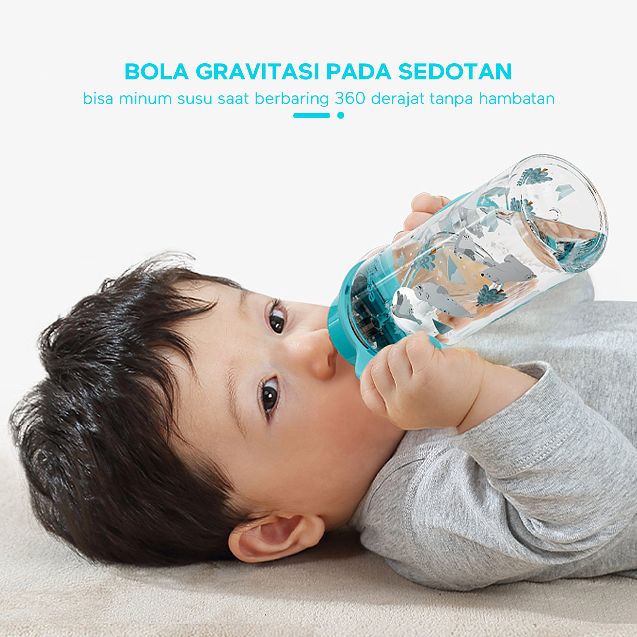 ecentiokids Dot Bayi Botol Susu 120Ml/240Ml Botol Minum Bayi BPA Free