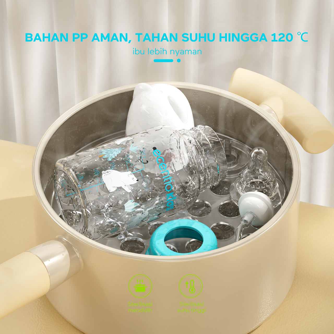 ecentiokids Dot Bayi Botol Susu 120Ml/240Ml Botol Minum Bayi BPA Free