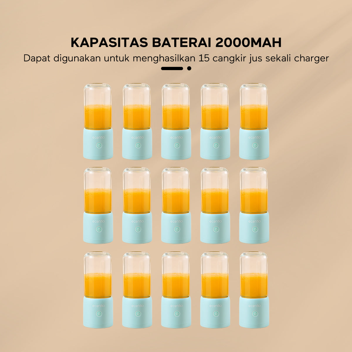 【2024NEW】ecentio 8piasu Juicer Blender mini Blender portable - ecentio