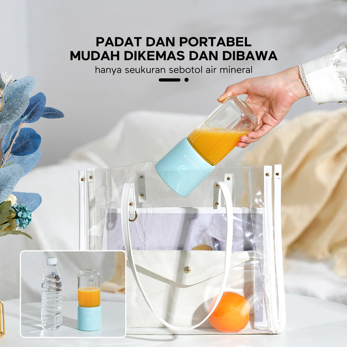 【2024NEW】ecentio 8piasu Juicer Blender mini Blender portable - ecentio