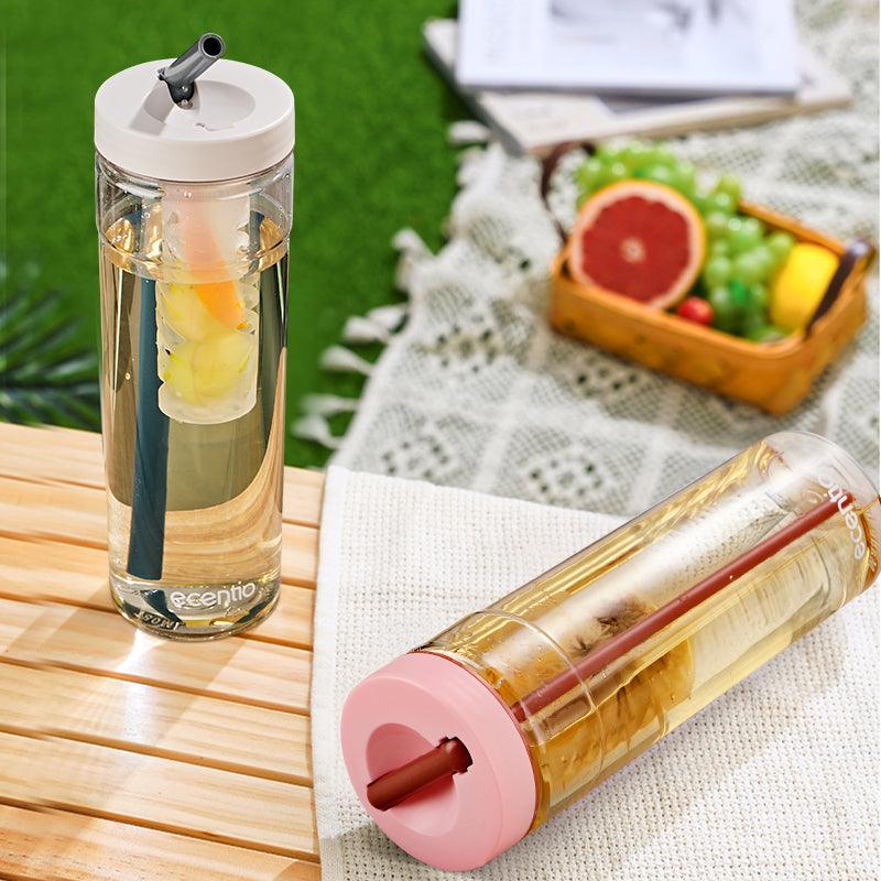 ecentio Botol Minum sedotan Tumbler Infused free stiker 780ML - ecentio