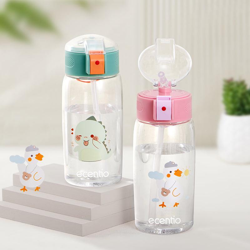 ecentio botol minum anak karakter lucu unik sedotan tumbler BPA Free 500ML - ecentio