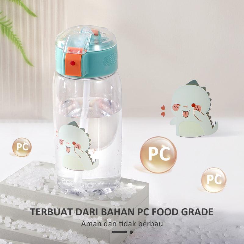 ecentio botol minum anak karakter lucu unik sedotan tumbler BPA Free 500ML - ecentio