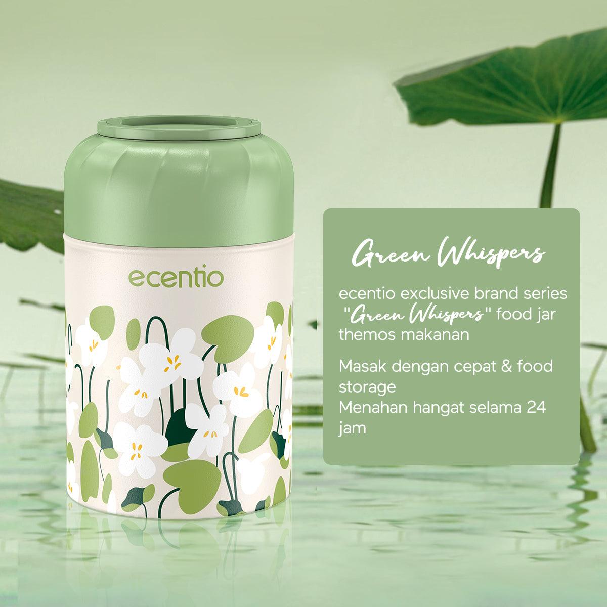 ecentio “Green Whispers” Cangkir Sup Stainless Braised Pots 500ML - ecentio