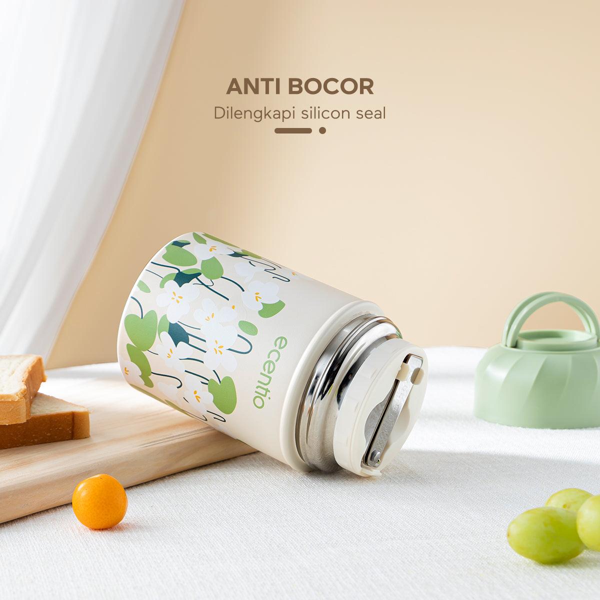 ecentio “Green Whispers” Cangkir Sup Stainless Braised Pots 500ML - ecentio