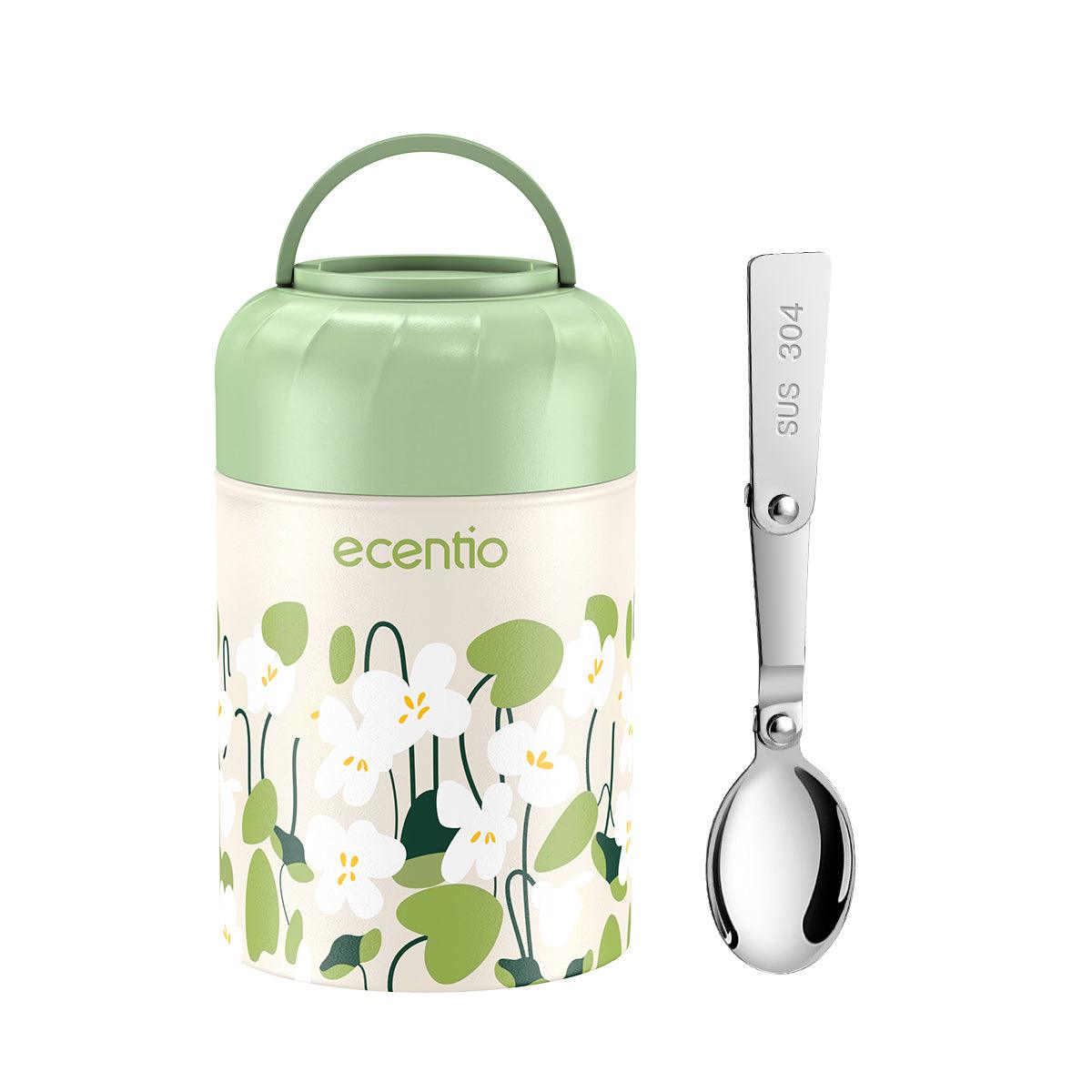 ecentio “Green Whispers” Cangkir Sup Stainless Braised Pots 500ML - ecentio