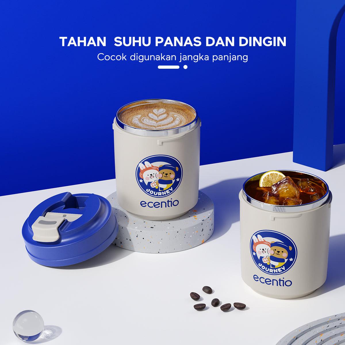 ecentio Coffee Mug Tumbler Stainless Cangkir Stainless 330ML - ecentio