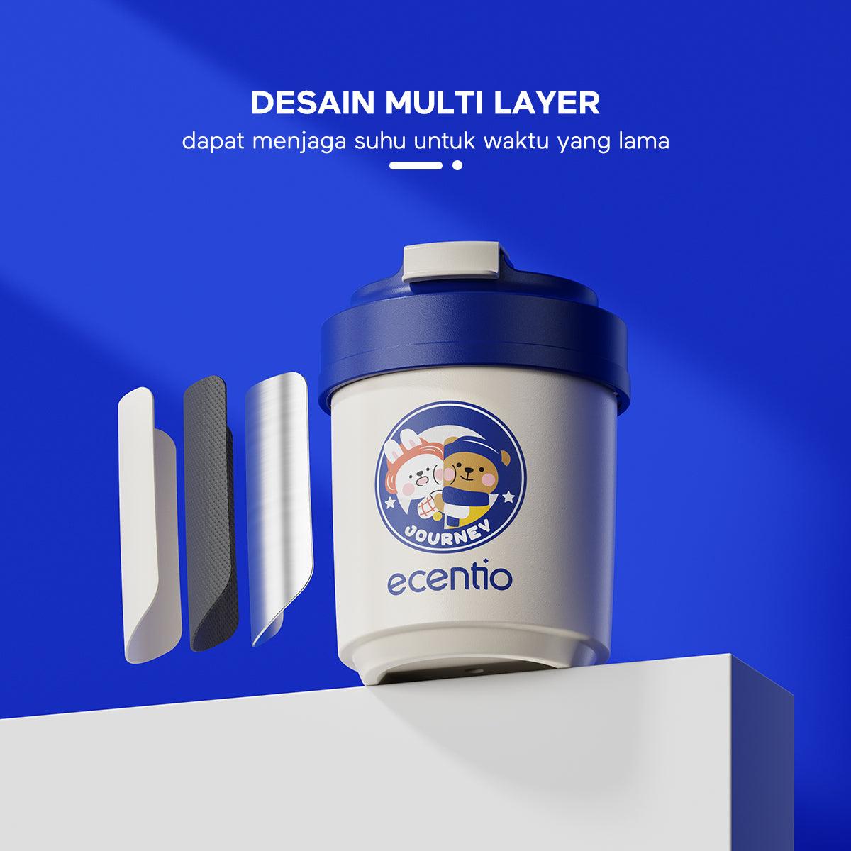 ecentio Coffee Mug Tumbler Stainless Cangkir Stainless 330ML - ecentio