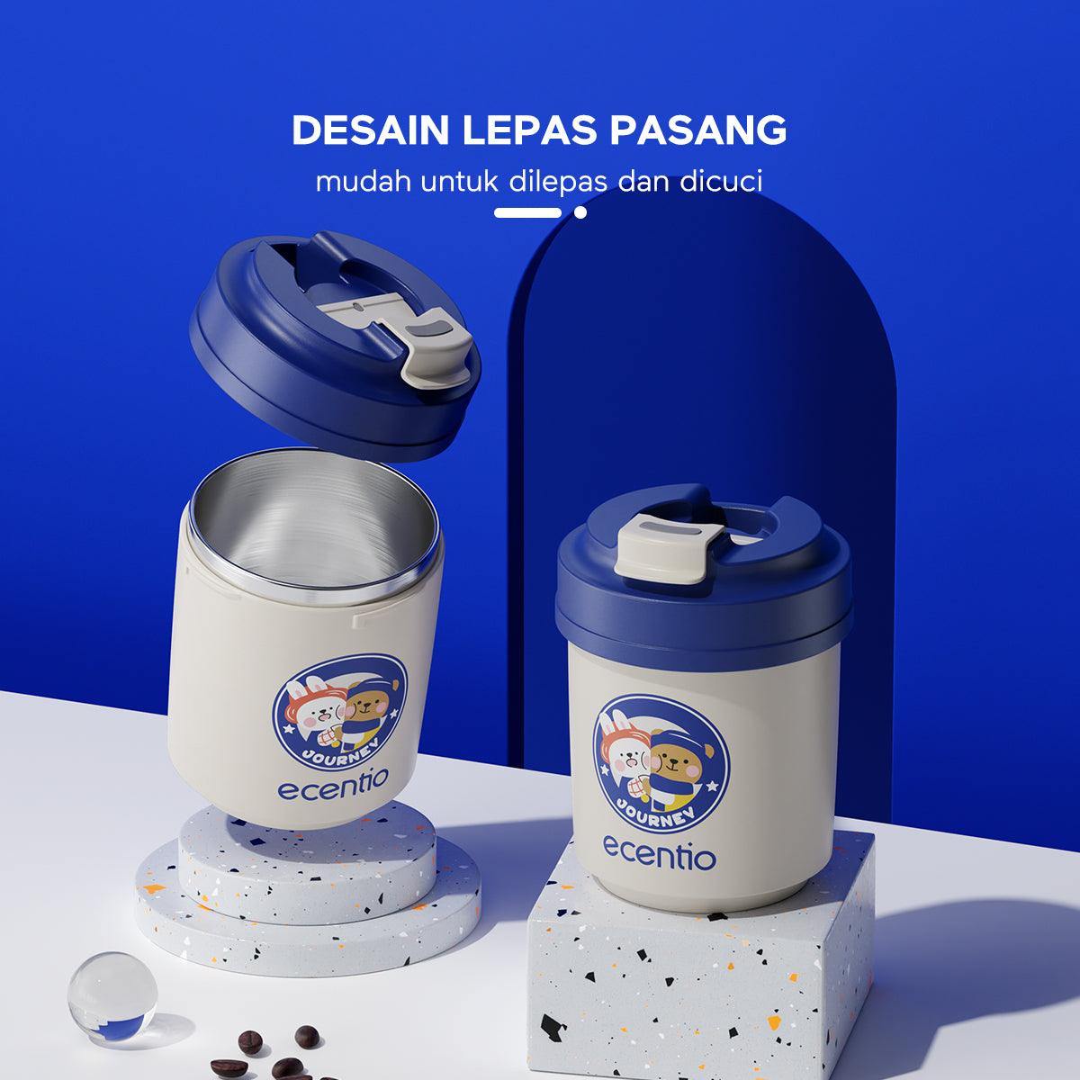ecentio Coffee Mug Tumbler Stainless Cangkir Stainless 330ML - ecentio
