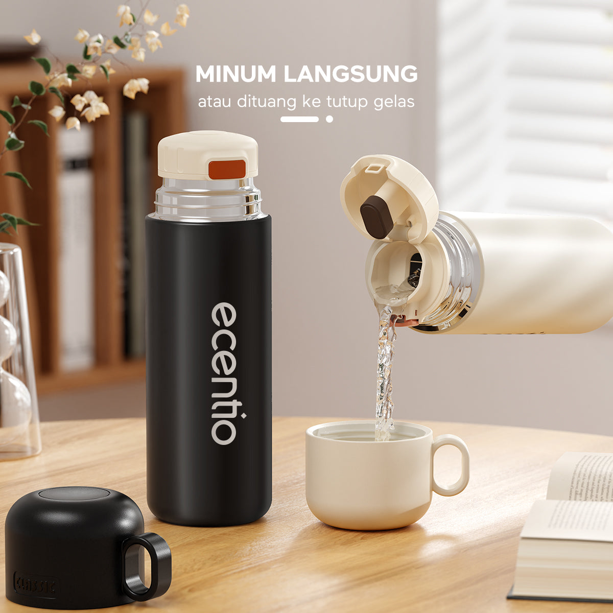 ecentio thermos tumbler stainless steel 316 500ml - ecentio