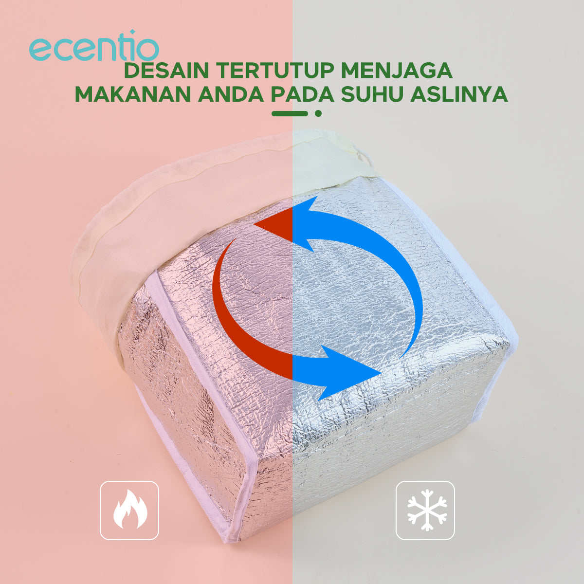 ecentio green whispers series lunch box set 3pcs - ecentio