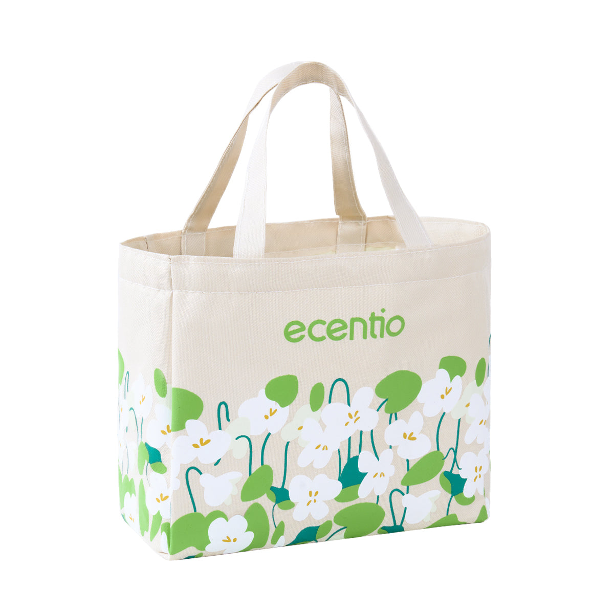 ecentio "Green whispers" lunch bag tas bekal kotak tahan panas lunch cooler bag