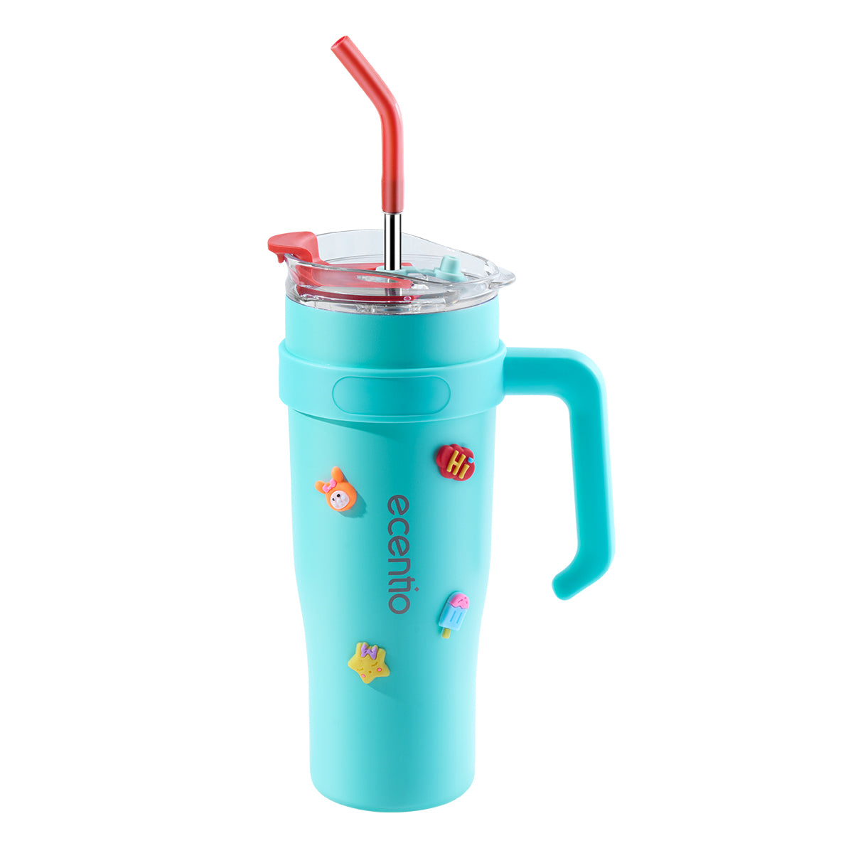 ecentio 1.2L tumbler thermos with straw