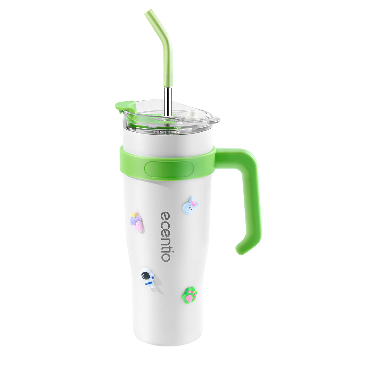 ecentio 1.2L tumbler thermos with straw