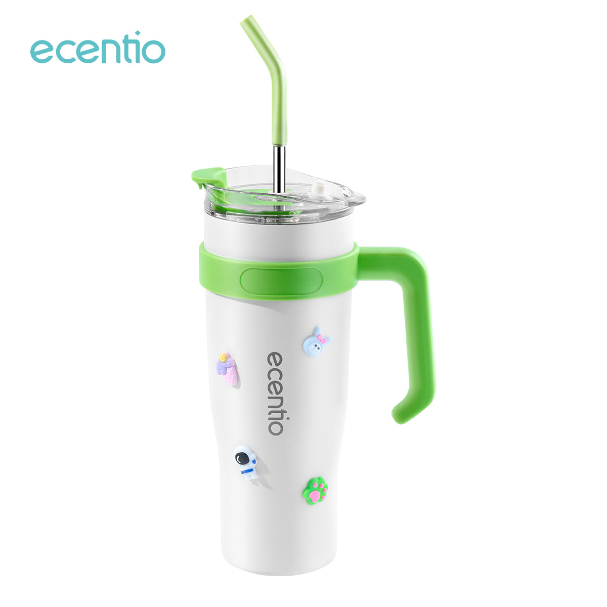 ecentio 1.2L tumbler thermos with straw