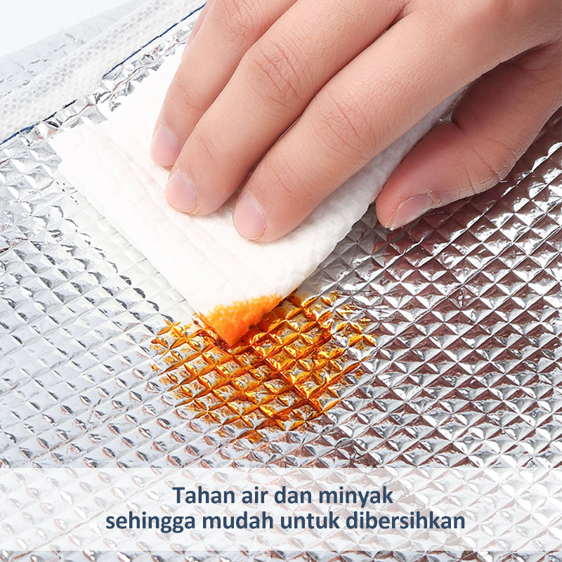 ecentio lunch bag tas bekal alumunium foil tote bag ANTI AIR - ecentio