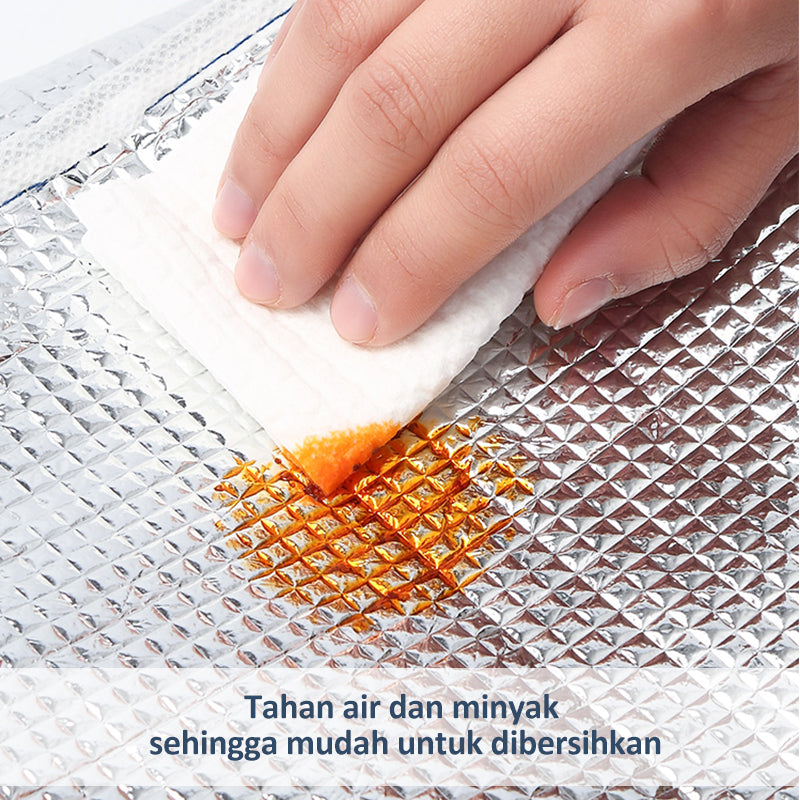 ecentio Lunch Bag Tas Bekal Kotak Makn Bag Lunch Cooler Tas Makanan - ecentio