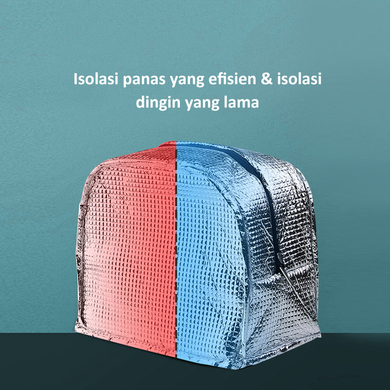 ecentio Lunch Bag Tas Bekal Kotak Makn Bag Lunch Cooler Tas Makanan - ecentio