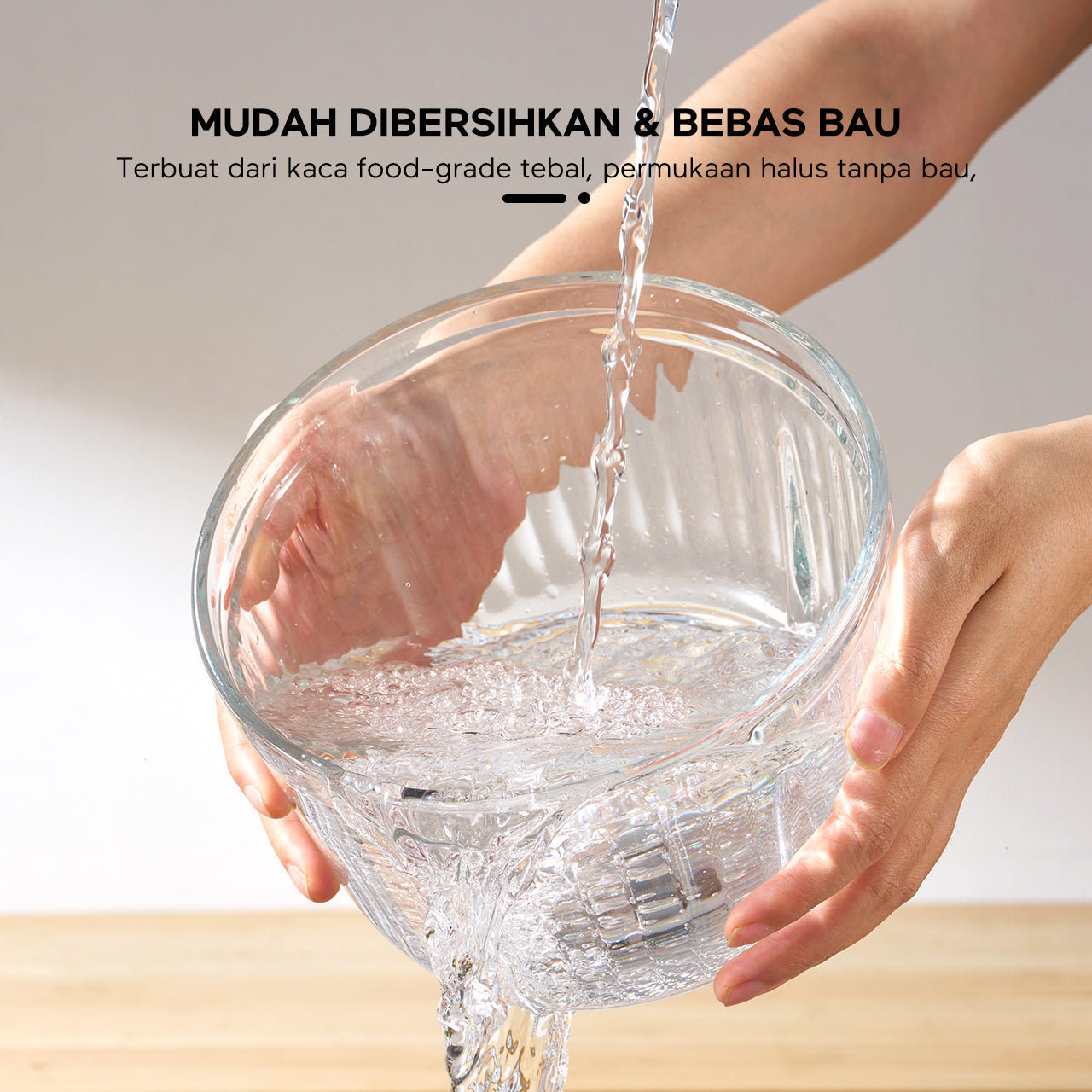 ecentio 5-in-1 Chopper Multifungsi 3L dengan 6 Pisau Stainless Steel