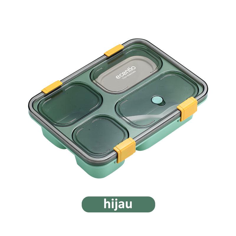 ecentio lunch box kotak bekal makan 4grid 1300ML