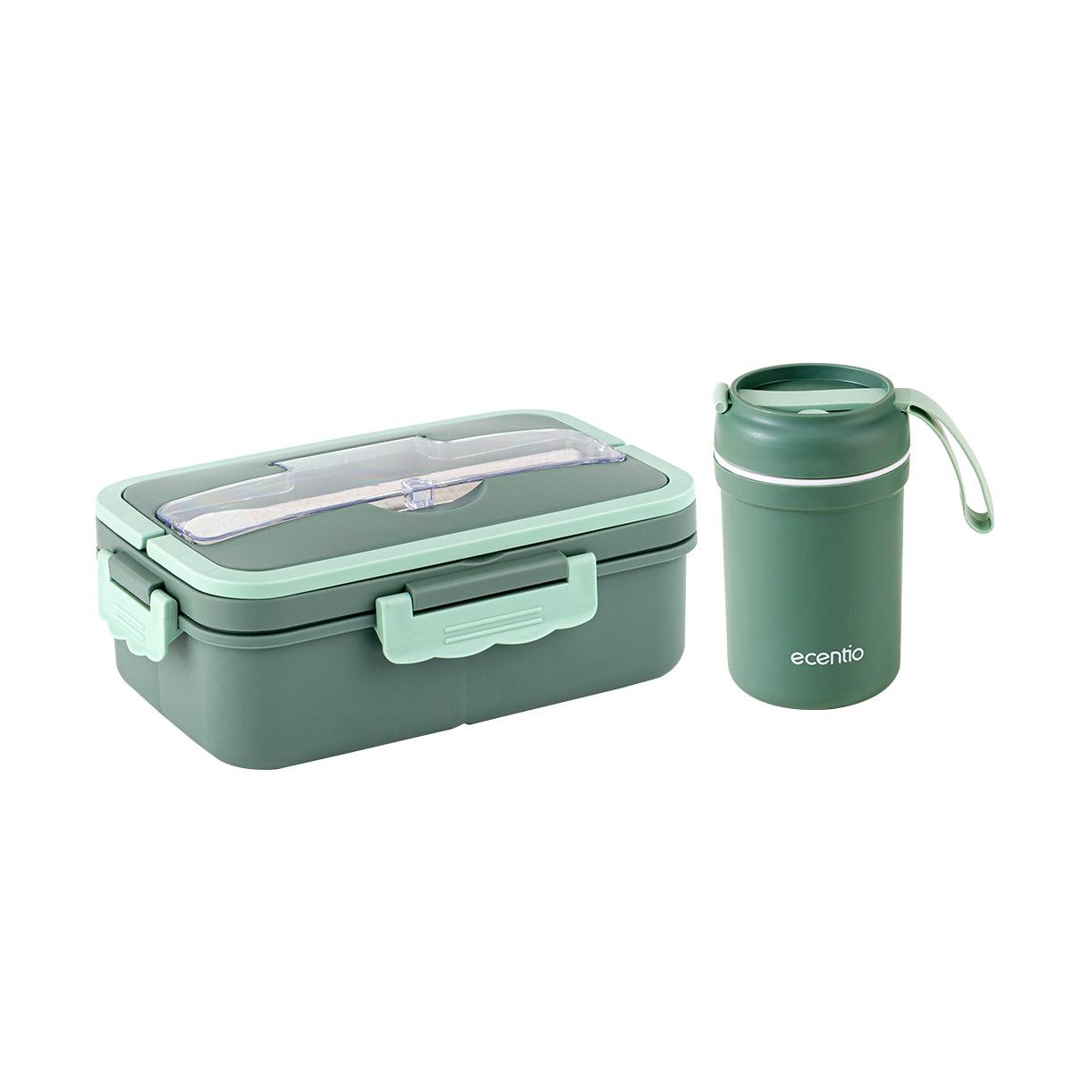 ecentio kotak makan set cangkir soup lunch box - ecentio