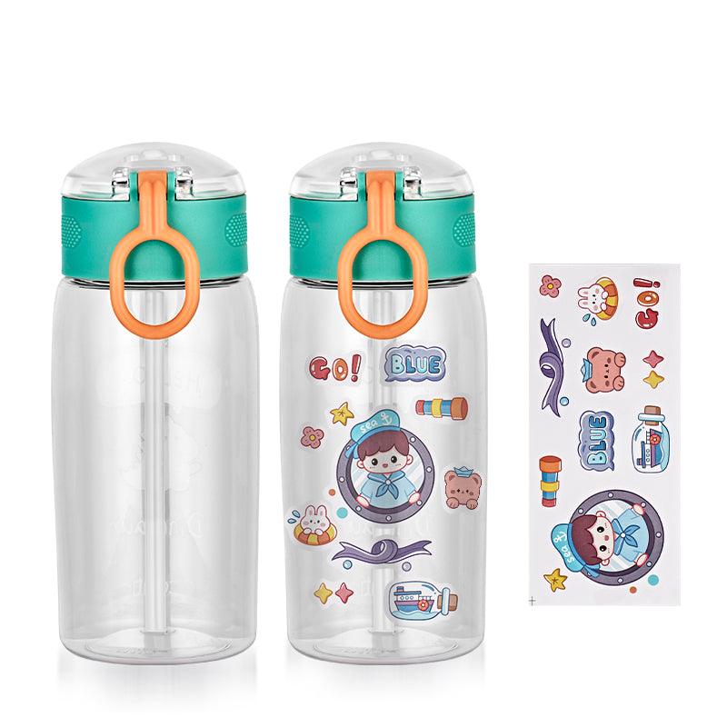 ecentio botol minum anak karakter lucu unik sedotan tumbler BPA Free 500ML - ecentio