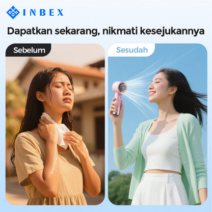 ecentio × INBEX Summer Cooling Set — Tumbler 900ml + Kipas Portable