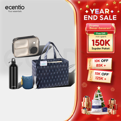 ecentio Christmas year end sale Lunch Box & Bottle Bundle