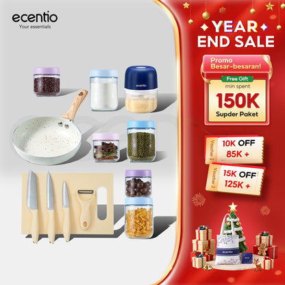 ecentio Christmas year end sale Kitchen Bundle — Super Value Set Paket Peralatan Dapur 15-in-1