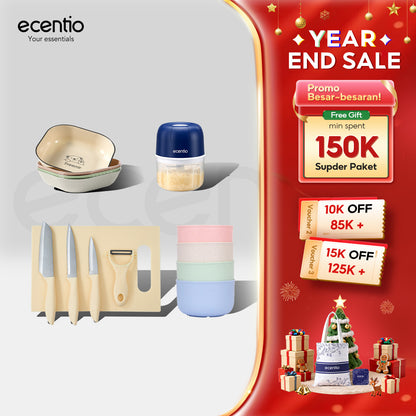 ecentio Christmas year end sale Kitchen Bundle — Super Value Set Paket Peralatan Dapur 15-in-1