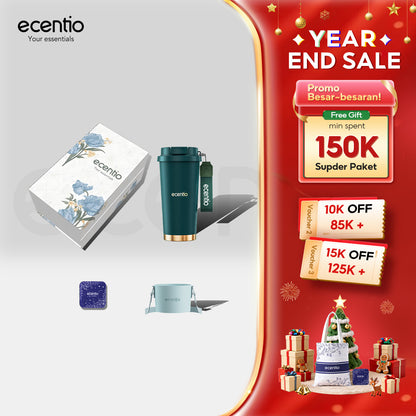 ecentio Premium Stainless Steel Tumbler Gift Set Year end sale Edisi Hadiah Ramadan