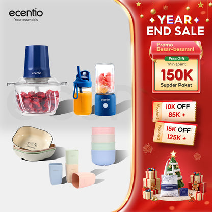 ecentio Christmas year end sale Kitchen Bundle — Super Value Set Paket Peralatan Dapur 15-in-1