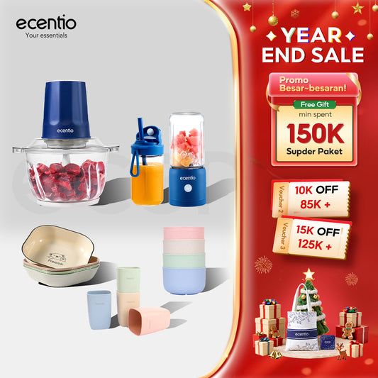 ecentio Christmas year end sale Kitchen Bundle — Super Value Set Paket Peralatan Dapur 15-in-1