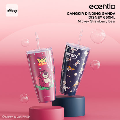 ecentio Tumbler Disney Mickey Mouse dan Lotso Edition 650ml