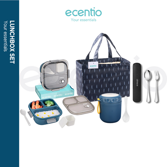 🔥99K Buy 1 Get 4🔥ecentio 4pcs Kotak Makan set-Ramadan Mega Sale