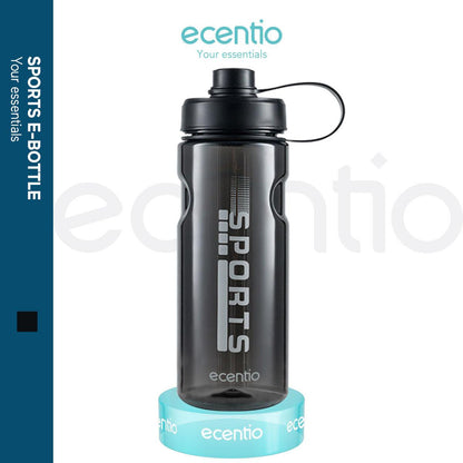 ecentio Sporte Bottle BPA-Free Plastic Water Bottle with Chug Lid 1300ML - ecentio