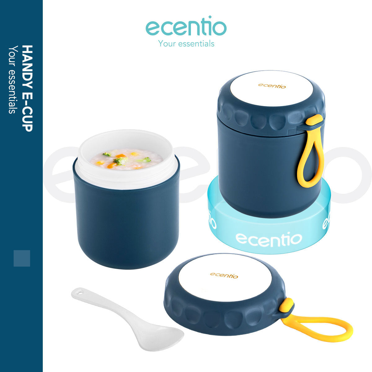 【99K 4pcs】ecentio lunch box set kotak makan tumbler set - ecentio