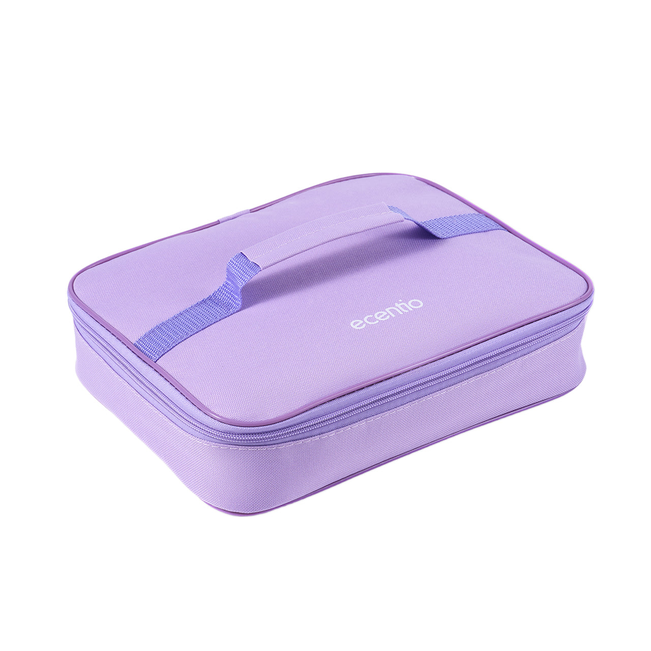 【ecentio Purple Aesthetic Bekal Set】ecentio Kotak Bekal 4 Grid Stainless Steel 304 1000ml Bento Box Kapasitas Besar Kedap & Anti Bocor Kotak Makan Khusus untuk Kerja & Sekolah Dilengkapi garpu & sendok