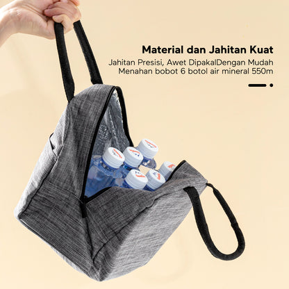 ecentio Tas Bekal Kotak Makn Bag Lunch Cooler Bag Tas Makanan - ecentio