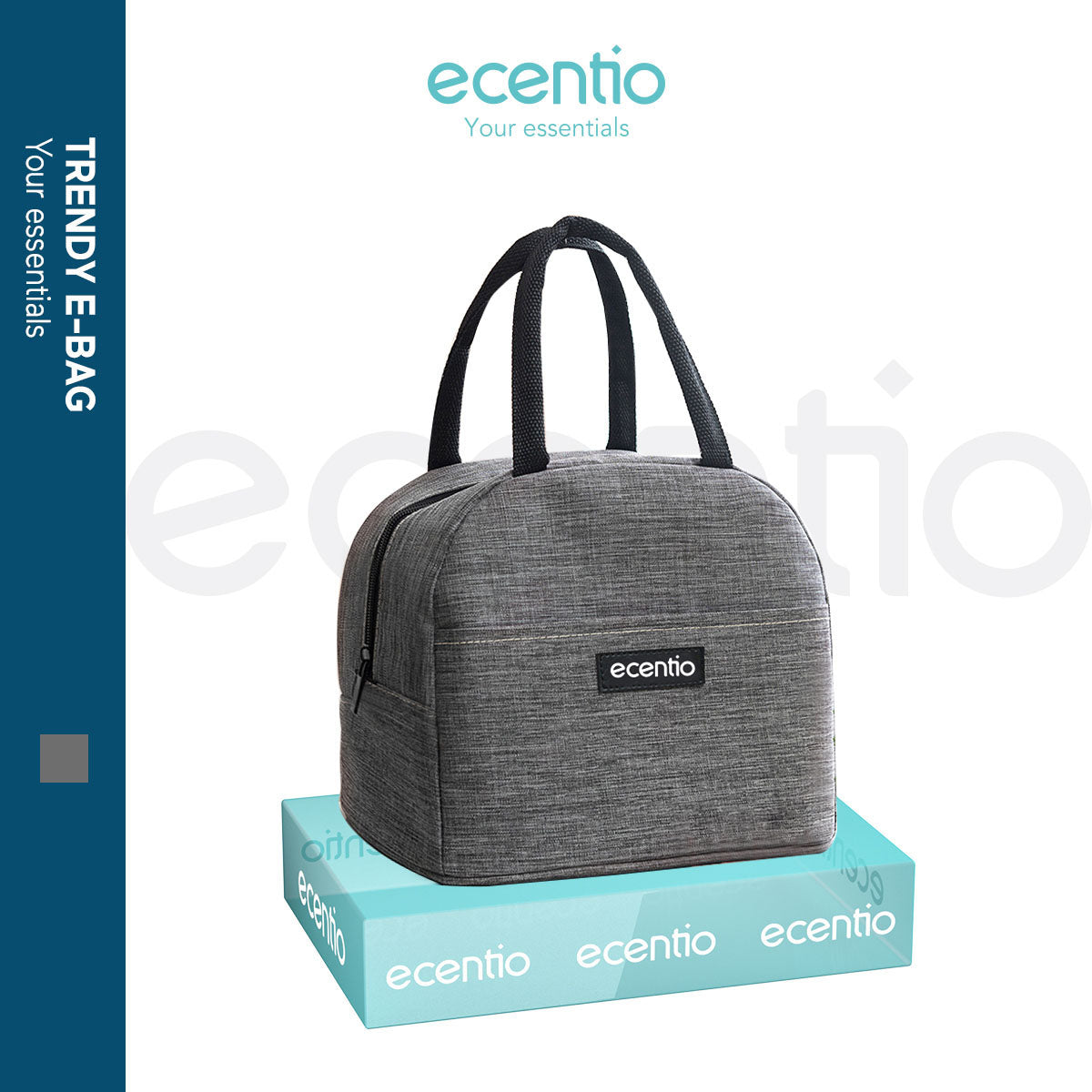 ecentio Tas Bekal Kotak Makn Bag Lunch Cooler Bag Tas Makanan - ecentio