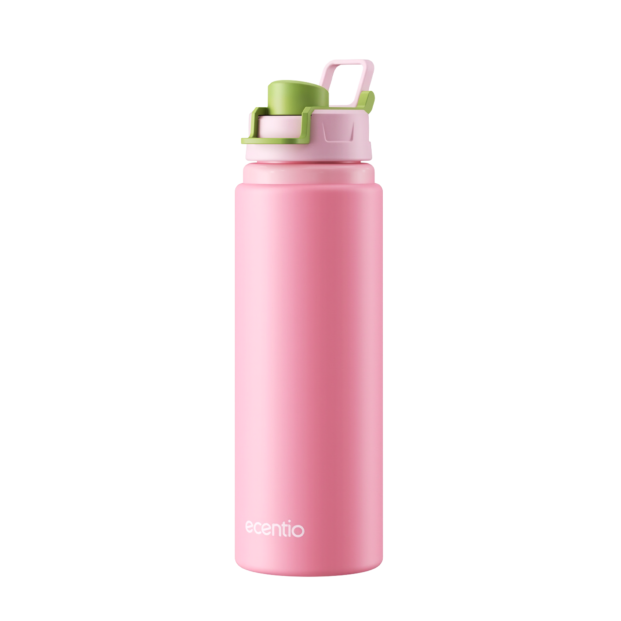 [Sweet Mist Series] ecentio tumbler aesthetic premium Stainless Steel & Aluminium portable 500ml/750ml Botol minum besar Thermos Tetap hangat 24 JAM & dingin 10 JAM anti bocor mudah dibersihkan gaya manis look elegant aesthetic