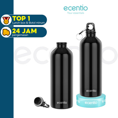 ecentio botol minum olahraga cangkir air olahraga alumin 1000ML