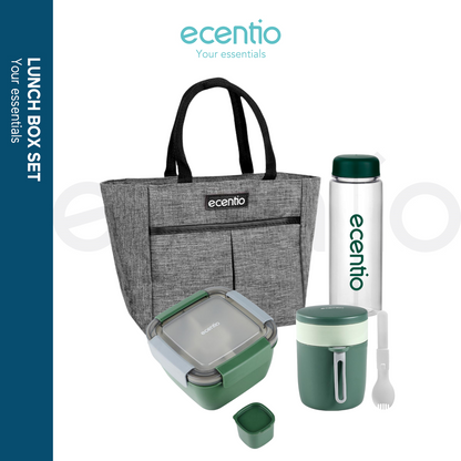 【BUY 1 GET 4】ecentio lunch box kotak saus 1100ML set