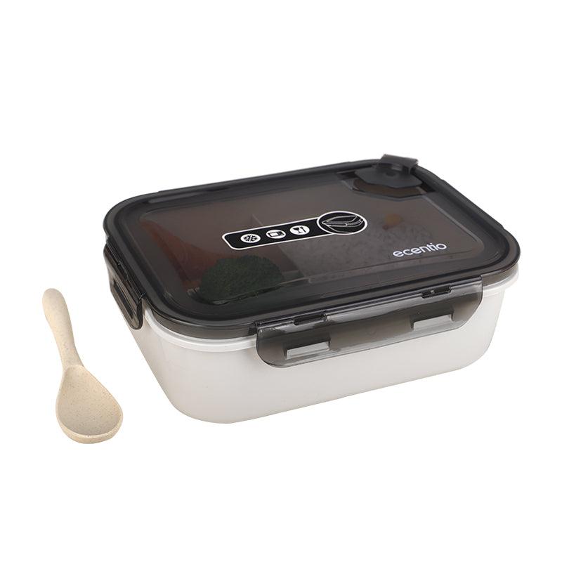 ecentio lunch box Tempat kotak bekal makan sendok BPA free 1.3L - ecentio