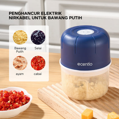 ecentio x Freemir Healthy Cooking Set — Steamer 24cm / Chopper 250ml/Lunch Box set/Botol Aluminium 750ml