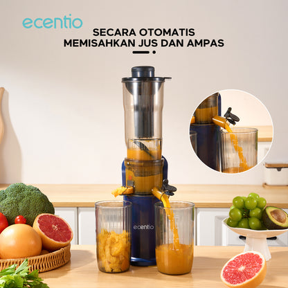 【🌟Pre-Order】ecentio slow juicer portable tanpa ampas bear 550ML+600ML 150W blender fruit juice machine